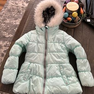 Girls puffer jacket with hood Jessica Simpson size 5/6